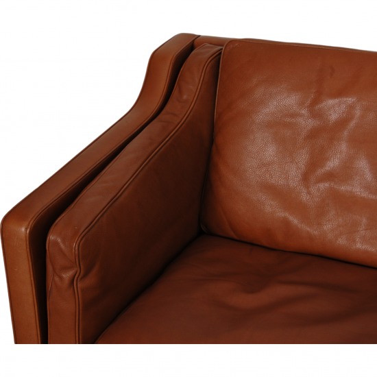 Børge Mogensen 2213 sofa in brown leather