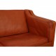 Børge Mogensen 2213 3.seater sofa in cognac leather