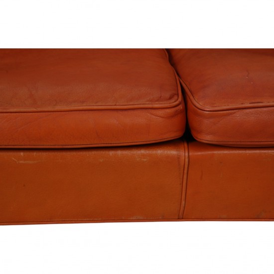 Børge Mogensen 2213 3.seater sofa in cognac leather