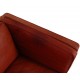 Børge Mogensen 3.seater 2333 sofa in Indian red aniline leather