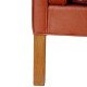 Børge Mogensen 3.seater 2333 sofa in Indian red aniline leather