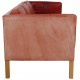 Børge Mogensen 3.seater 2333 sofa in Indian red aniline leather