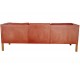 Børge Mogensen 3.seater 2333 sofa in Indian red aniline leather