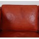 Børge Mogensen 3.seater 2333 sofa in Indian red aniline leather