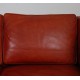 Børge Mogensen 3.seater 2333 sofa in Indian red aniline leather