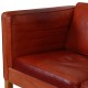 Børge Mogensen 3.seater 2333 sofa in Indian red aniline leather