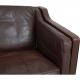 Børge Mogensen 2.seater 2212 sofa in brown leather