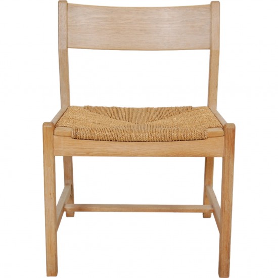 Set of 8 Børge Mogensen chairs of oak from CM Madsen