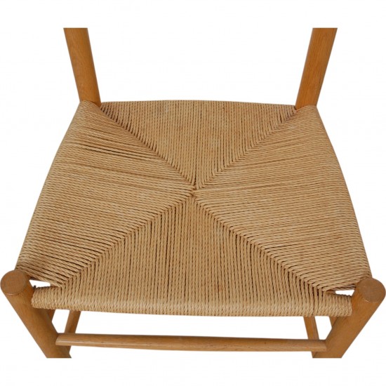 Set of Four Børge Mogensen j39 chair in oak.