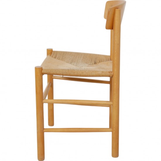 Børge Mogensen set of six J39 chairs in beech