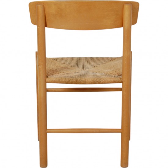 Børge Mogensen set of six J39 chairs in beech