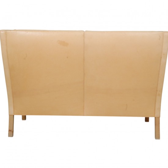 Børge Mogensen 2.seater Kupe sofa in natural leather