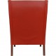 Børge Mogensen 2204 lounge chair in red leather