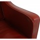 Børge Mogensen 2204 lounge chair in red leather