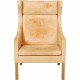 Børge Mogensen 2204 Wingchair in natural leather