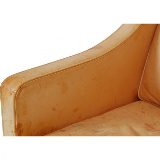 Børge Mogensen 2204 Wingchair in natural leather