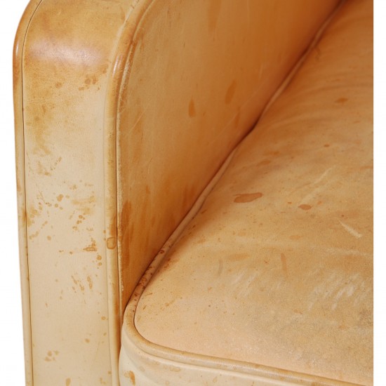 Børge Mogensen 2204 Wingchair in natural leather