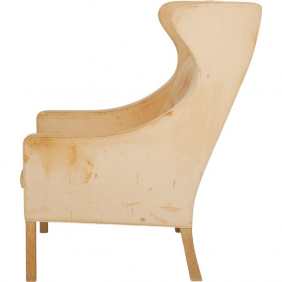 Børge Mogensen 2204 Wingchair in natural leather