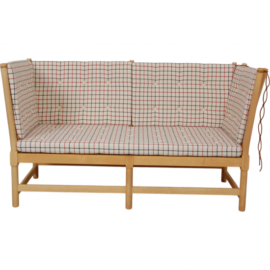 Børge Mogensen Spoke-back sofa in Cotil fabric