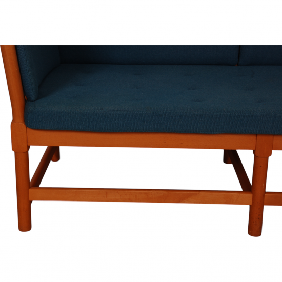 Børge Mogensen Spokeback sofa in green fabric