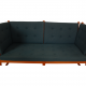 Børge Mogensen Spokeback sofa in green fabric