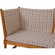 Børge Mogensen Spoke-back sofa in checkered fabric