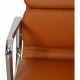 Charles Eames Ea-208 chair reupholstered in cognac Nevada anilin leather