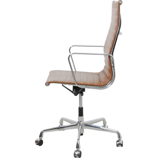 Charles Eames Ea-119 i brun læder