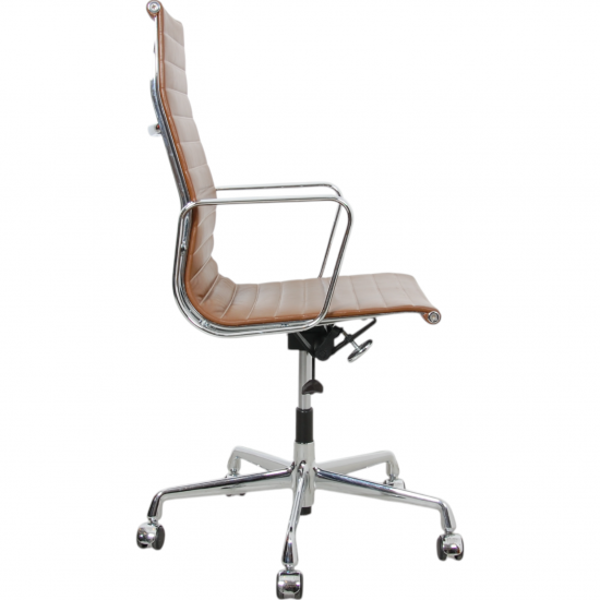 Charles Eames Ea-119 i brun læder