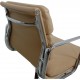 Charles Eames Ea-208 softpad chair in beige leather