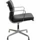 Charles Eames Ea-208 chair in black leather