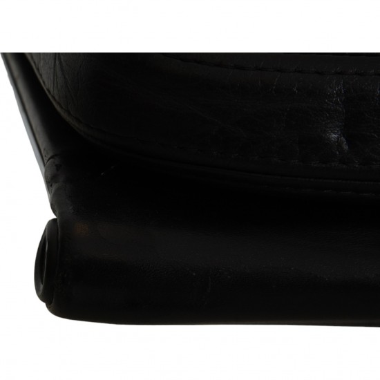 Charles Eames Ea-208 chair in black leather