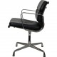 Charles Eames Ea-208 chair in black leather