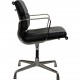 Charles Eames Ea-208 chair in black leather