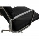 Charles Eames Ea-208 chair in black leather