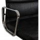 Charles Eames Ea-208 chair in black leather