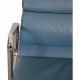 Charles Eames Ea-209 chair in blue leather