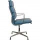 Charles Eames Ea-209 chair in blue leather