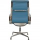 Charles Eames Ea-209 chair in blue leather