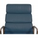 Charles Eames Ea-209 chair in blue leather