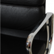 Charles Eames Ea-217 office chair in black leather