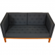 Erik Jørgensen 2.seater Ej-315 sofa in blue fabric