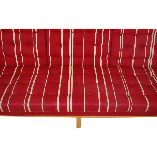 Erik Jørgensen EJ-315 3.seater sofa in red fabric