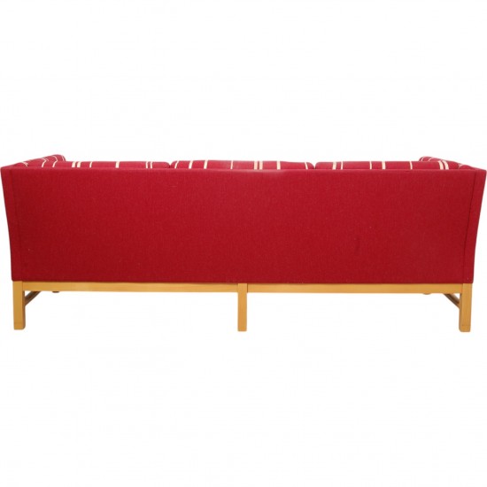 Erik Jørgensen EJ-315 3.seater sofa in red fabric