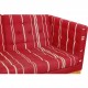 Erik Jørgensen EJ-315 3.seater sofa in red fabric