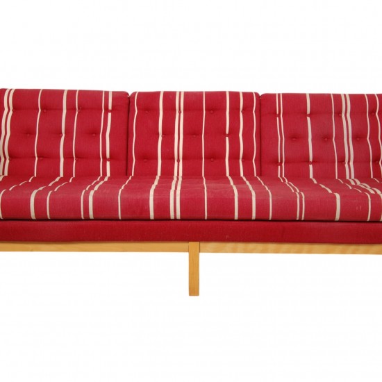 Erik Jørgensen EJ-315 3.seater sofa in red fabric