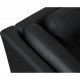 Erik Jørgensen EJ-315 3.seater sofa in newly reupholstered in black bizon leather