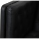 Erik Jørgensen EJ-315 3.seater sofa in newly reupholstered in black bizon leather