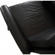 Finn Juhl Jupiter lounge chair in black leather