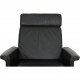 Finn Juhl Jupiter lounge chair in black leather